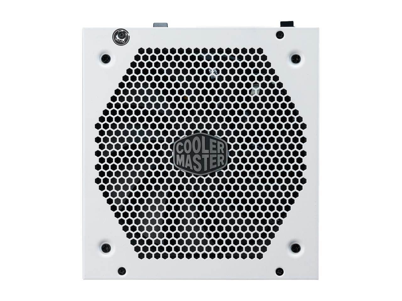 Cooler Master V650 Gold V2 White Edition Full Modular, 650W, 80+ Gold Efficiency, Semi-fanless Operation, 16AWG PCIe High-efficiency Cables, 10 Year Warranty