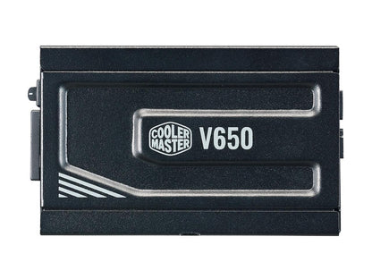 Cooler Master V650 SFX Gold Full Modular, 650W, 80+ Gold Efficiency, ATX Bracket Included, Quiet FDB Fan, Semi-fanless Operation, SFX Form Factor, 10 Year Warranty