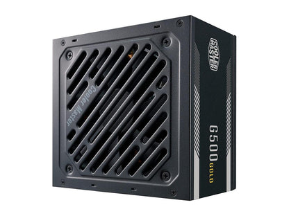 Cooler Master G500 Gold Power Supply, 500W 80+ Gold Efficiency, Intel ATX Version 2.52, Fixed Flat Black Cables. Quiet HDB Fan, 5 Year Warranty