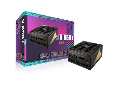 Cooler Master V850 Gold i ATX3.0 Fully Modular, 850W, 80+ Gold, Semi-Digital, 135mm Silent Fan with S.T.C.M, 100% Japanese Capacitors (MPZ-8501-AFAG-BUS)