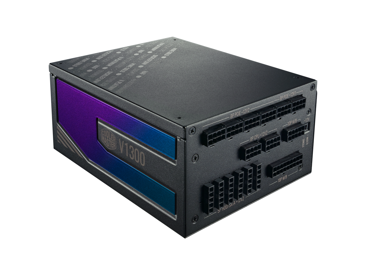Cooler Master V1300 Platinum 30th Anniversary Fully Modular, 1300W, 80+ Platinum, 135mm FDB Silent Fan, Single/Multi-Rail Switch, Intel ATX 12V Ver 2.53, 100% Japanese Capacitors (MPZ-D001-AFBAPV-WU)