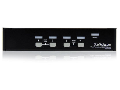 StarTech.com SV431USB 4 Port Professional VGA USB KVM Switch with Hub