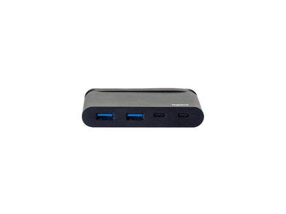 C2G 26914 USB-C Hub with USB-A, USB-C and Power Delivery, Black