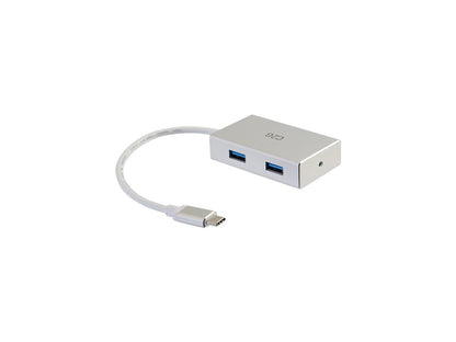 C2G 29827 USB C Hub - USB 3.0 Type-C to 4-Port USB A Hub