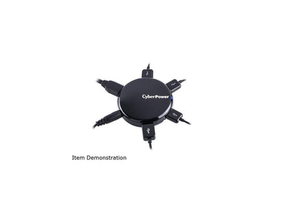 CyberPower CPH430PB 4 Port USB 3.0 Hub Black