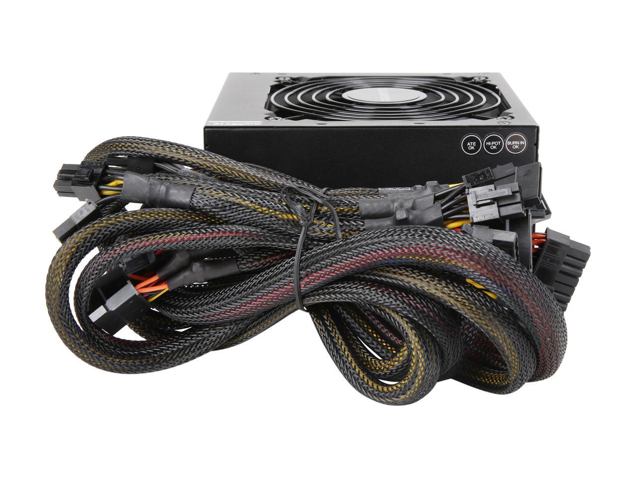 GIGABYTE P650B GP-P650B 650W Intel Form Factor ATX 12V v2.31 80 PLUS BRONZE Certified Non-Modular Active PFC (>0.9 typical) PFC Power Supply