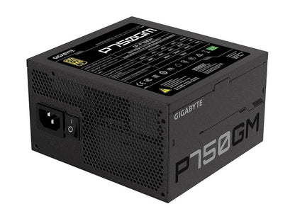 GIGABYTE GP-P750GM 750W ATX 12V v2.31 80 PLUS GOLD Certified Full Modular Active PFC Power Supply