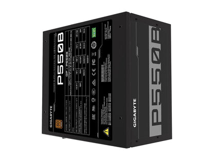 GIGABYTE GP-P550B 550W ATX 12V v2.31 80 PLUS BRONZE Certified Non-Modular Active PFC Power Supply
