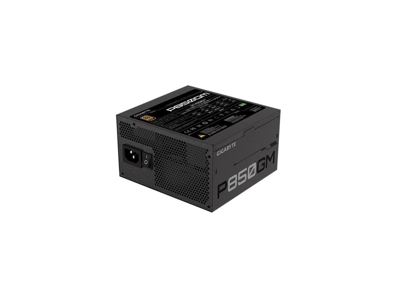 GIGABYTE GP-P850GM 850W ATX 12V v2.31 80 PLUS GOLD Certified Full Modular Active (>0.9 typical) PFC Power Supply