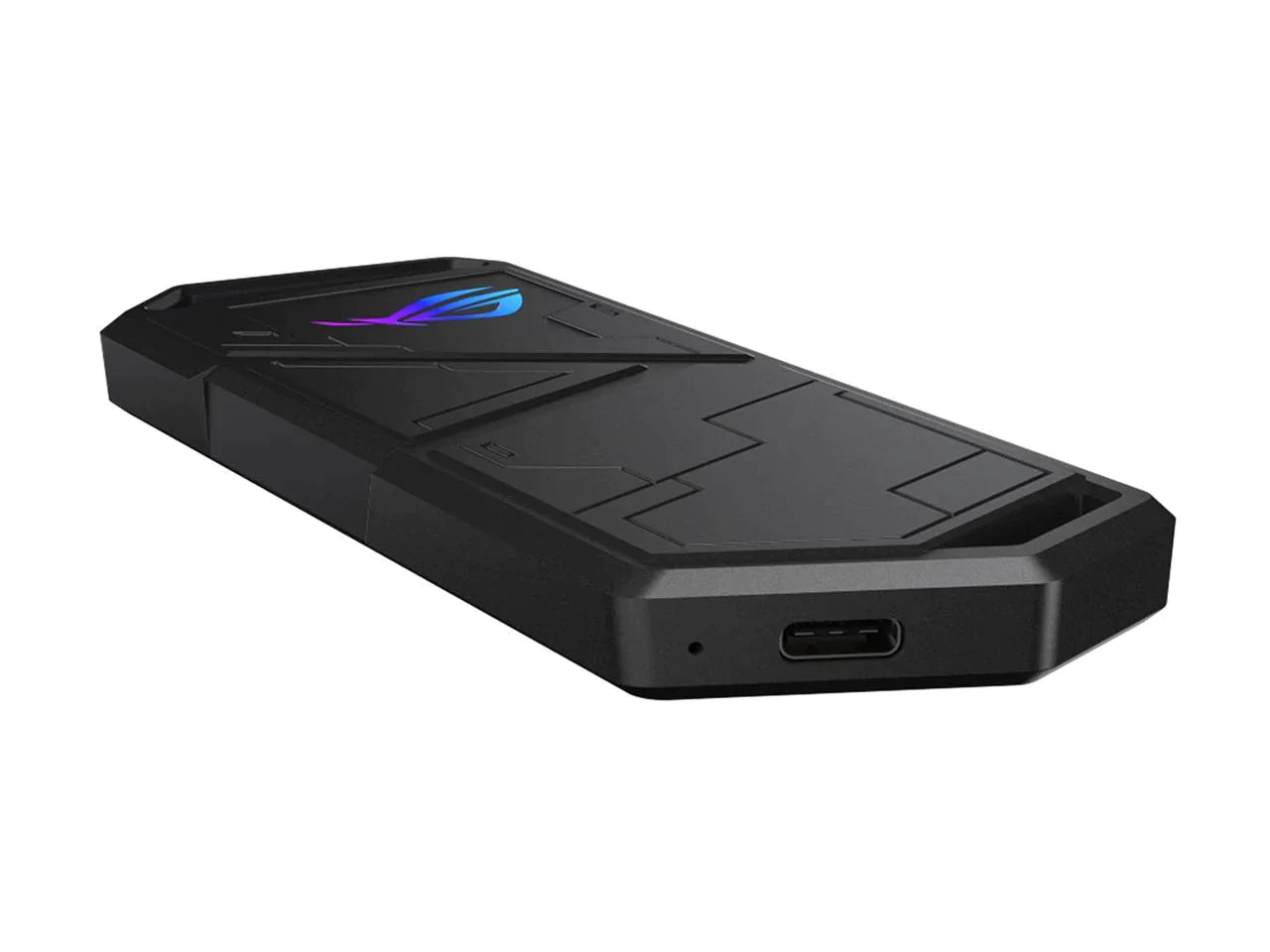 ASUS ROG STRIX Arion Aluminum Alloy M.2 NVMe SSD External Portable Enclosure Case Adapter, USB 3.2 Gen 2 Type-C (10 Gbps), USB-C to C and USB-C to A Cables, Fits PCIe 2280/2260/2242/2230 M Key/B+M Key
