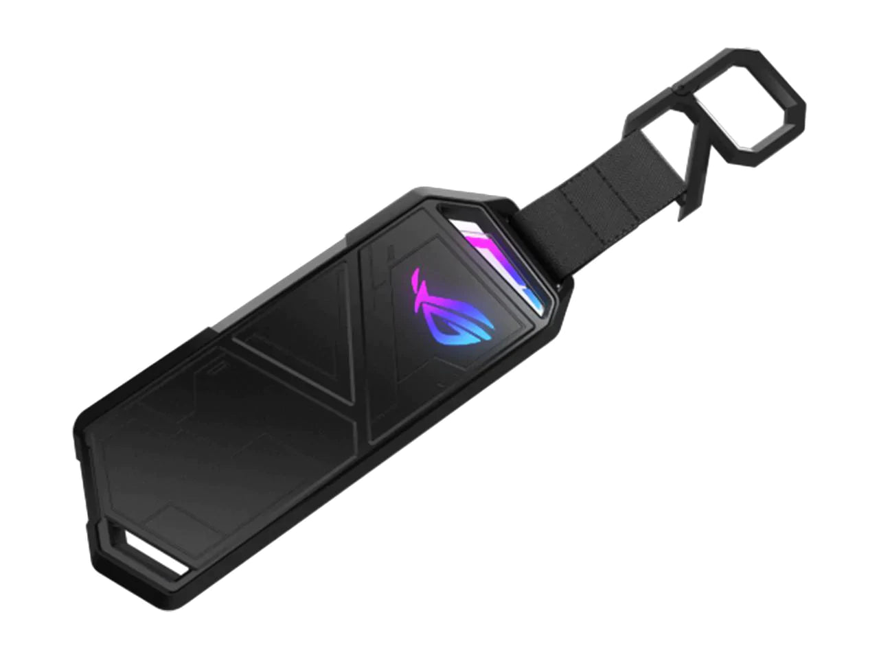 ASUS ROG STRIX Arion Aluminum Alloy M.2 NVMe SSD External Portable Enclosure Case Adapter, USB 3.2 Gen 2 Type-C (10 Gbps), USB-C to C and USB-C to A Cables, Fits PCIe 2280/2260/2242/2230 M Key/B+M Key