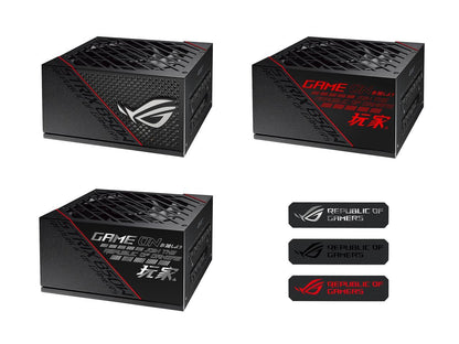 ASUS ROG STRIX 850G 850W Gold Power Supply, ROG Heatsinks, Axial-tech Fan Design, Dual Ball Fan Bearings, 0dB Technology, 80 PLUS Gold Certification, Fully Modular Cables, 10-Year Warranty