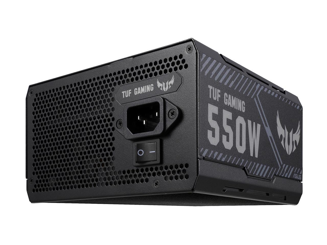 ASUS TUF GAMING 550W Bronze PSU, Power Supply, Axial-tech Fan Design, Dual Ball Fan Bearings, 0dB Technology, 80 PLUS Bronze Certification, 80cm 8-pin CPU Connector, 6-year Warranty