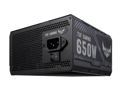 ASUS TUF GAMING 650W Bronze PSU, Power Supply, Axial-tech Fan Design, Dual Ball Fan Bearings, 0dB Technology, 80 PLUS Bronze Certification, 80cm 8-pin CPU Connector, 6-year Warranty