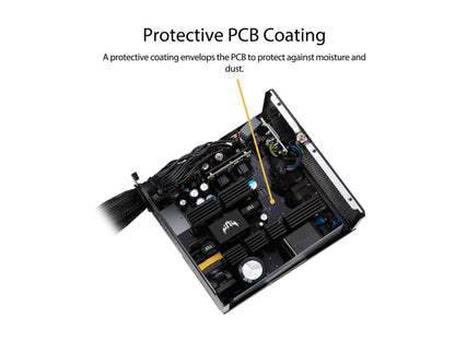 ASUS TUF GAMING 650W Bronze PSU, Power Supply, Axial-tech Fan Design, Dual Ball Fan Bearings, 0dB Technology, 80 PLUS Bronze Certification, 80cm 8-pin CPU Connector, 6-year Warranty