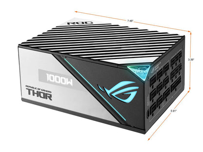 ASUS ROG Thor ROG-THOR-1000P2-GAMING 1000 W ATX12V 80 PLUS PLATINUM Certified Power Supply