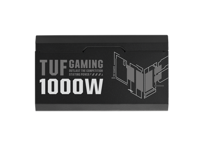 ASUS TUF Gaming 1000W Gold (1000 Watt, ATX 3.0 Compatible Fully Modular Power Supply, 80+ Gold Certified, Military-grade Components, Dual Ball Bearing, Axial-tech Fan, PCB Coating)