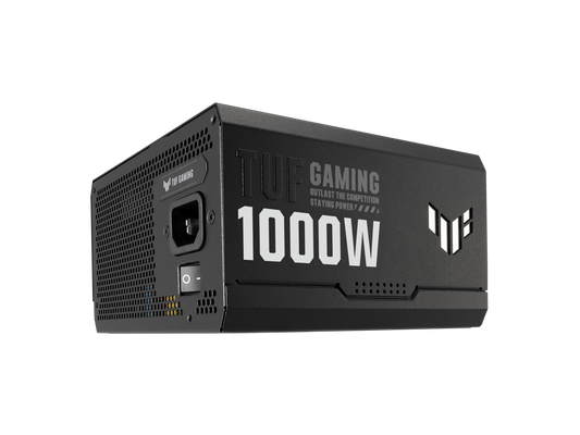 ASUS TUF Gaming 1000W Gold (1000 Watt, ATX 3.0 Compatible Fully Modular Power Supply, 80+ Gold Certified, Military-grade Components, Dual Ball Bearing, Axial-tech Fan, PCB Coating)