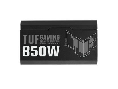 ASUS TUF Gaming 850W Gold (850 Watt, ATX 3.0 Compatible, Fully Modular Power Supply, 80+ Gold, Military-grade Components, Dual Ball Bearing, Axial-tech Fan, PCB Coating)