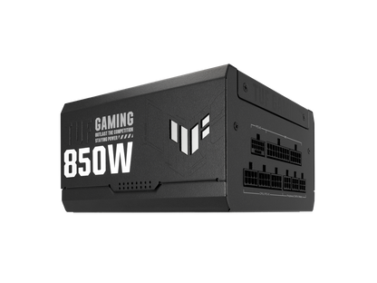 ASUS TUF Gaming 850W Gold (850 Watt, ATX 3.0 Compatible, Fully Modular Power Supply, 80+ Gold, Military-grade Components, Dual Ball Bearing, Axial-tech Fan, PCB Coating)
