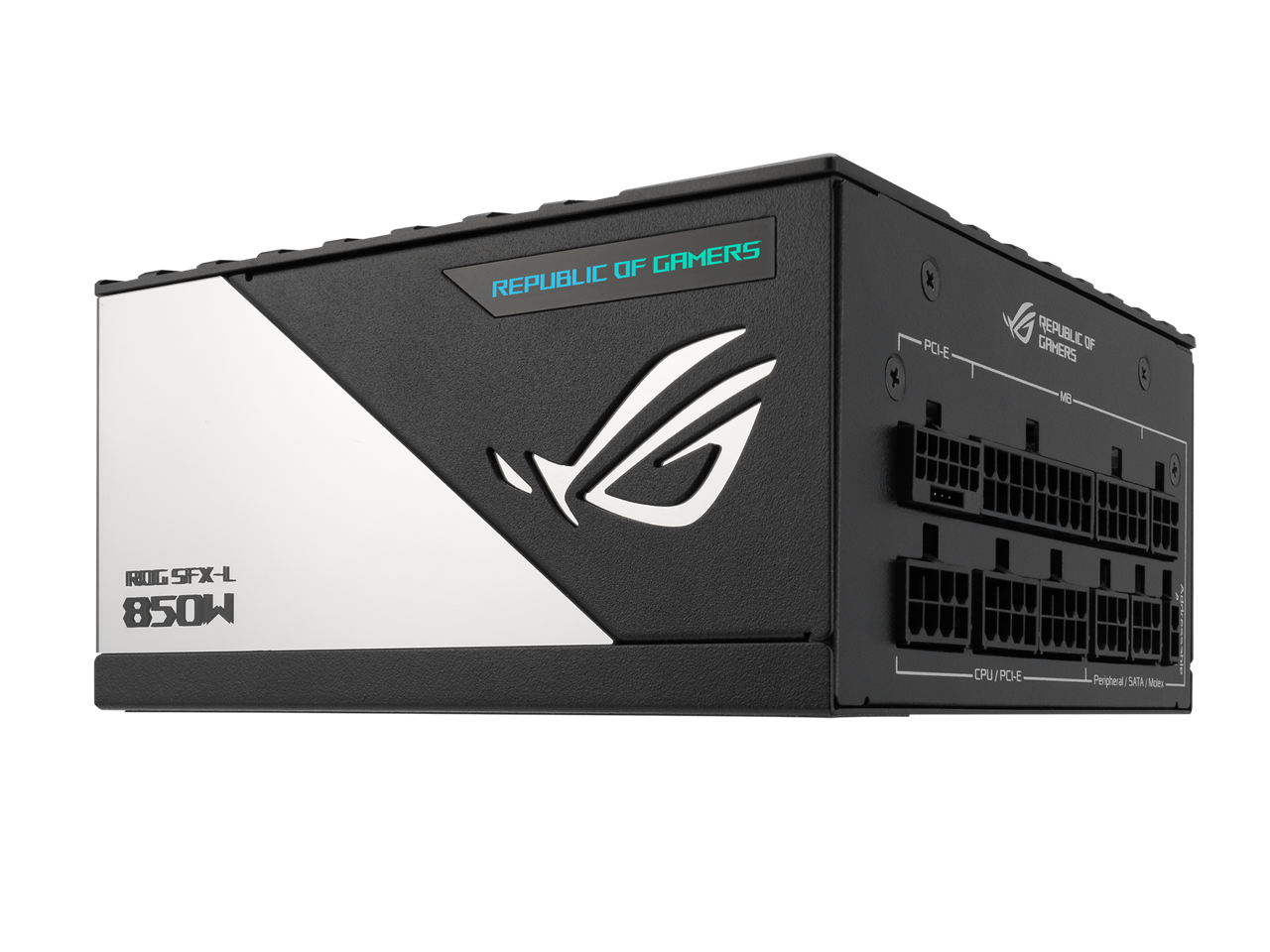 ASUS ROG Loki SFX-L 850W Platinum (Fully Modular Power Supply, 80+ Platinum, 120mm PWM ARGB Fan, Aura Sync, ATX 3.0 Compatible, PCIe 5.0 Ready)