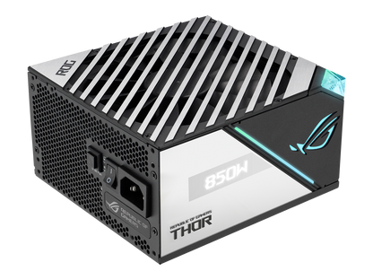 ASUS ROG Thor 850W Platinum II (850Watt, Fully Modular Power Supply, 80+ Platinum, Lambda A++ Certified, ROG heatsinks, 135mm PWM fan, 0dB Mode, OLED Panel, Sleeved Cables, Aura Sync)