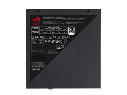 ASUS ROG Thor 850W Platinum II (850Watt, Fully Modular Power Supply, 80+ Platinum, Lambda A++ Certified, ROG heatsinks, 135mm PWM fan, 0dB Mode, OLED Panel, Sleeved Cables, Aura Sync)