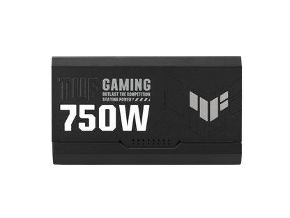 ASUS TUF Gaming 750W Gold (750 Watt, Fully Modular Power Supply, 80+ Gold Certified, ATX 3.0 Compatible, Military-grade Components, Dual Ball Bearing, Axial-tech Fan, PCB Coating)
