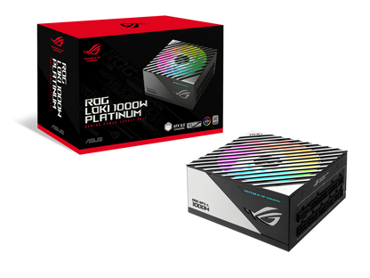 ASUS ROG Loki SFX-L 1000W Platinum (Fully Modular Power Supply, 80+ Platinum, 120mm PWM ARGB Fan, Aura Sync, ATX 3.0 Compatible, PCIe 5.0 Ready)