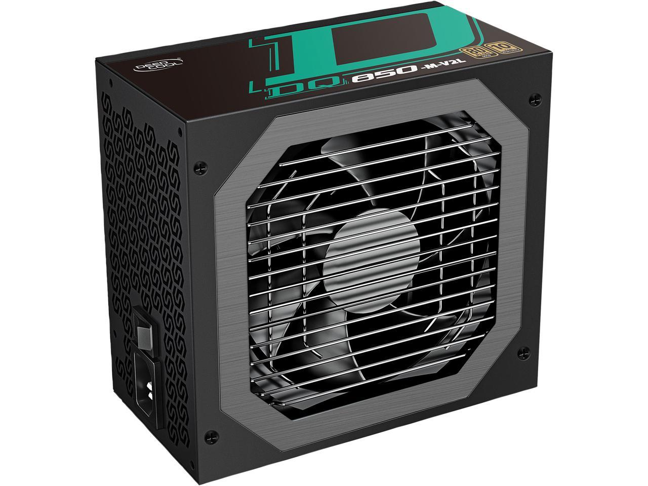 DeepCool DQ850-M-V2L 850W ATX12V / EPS12V 80 PLUS Gold Certified Fully Modular Power Supply, 10 Year Warranty