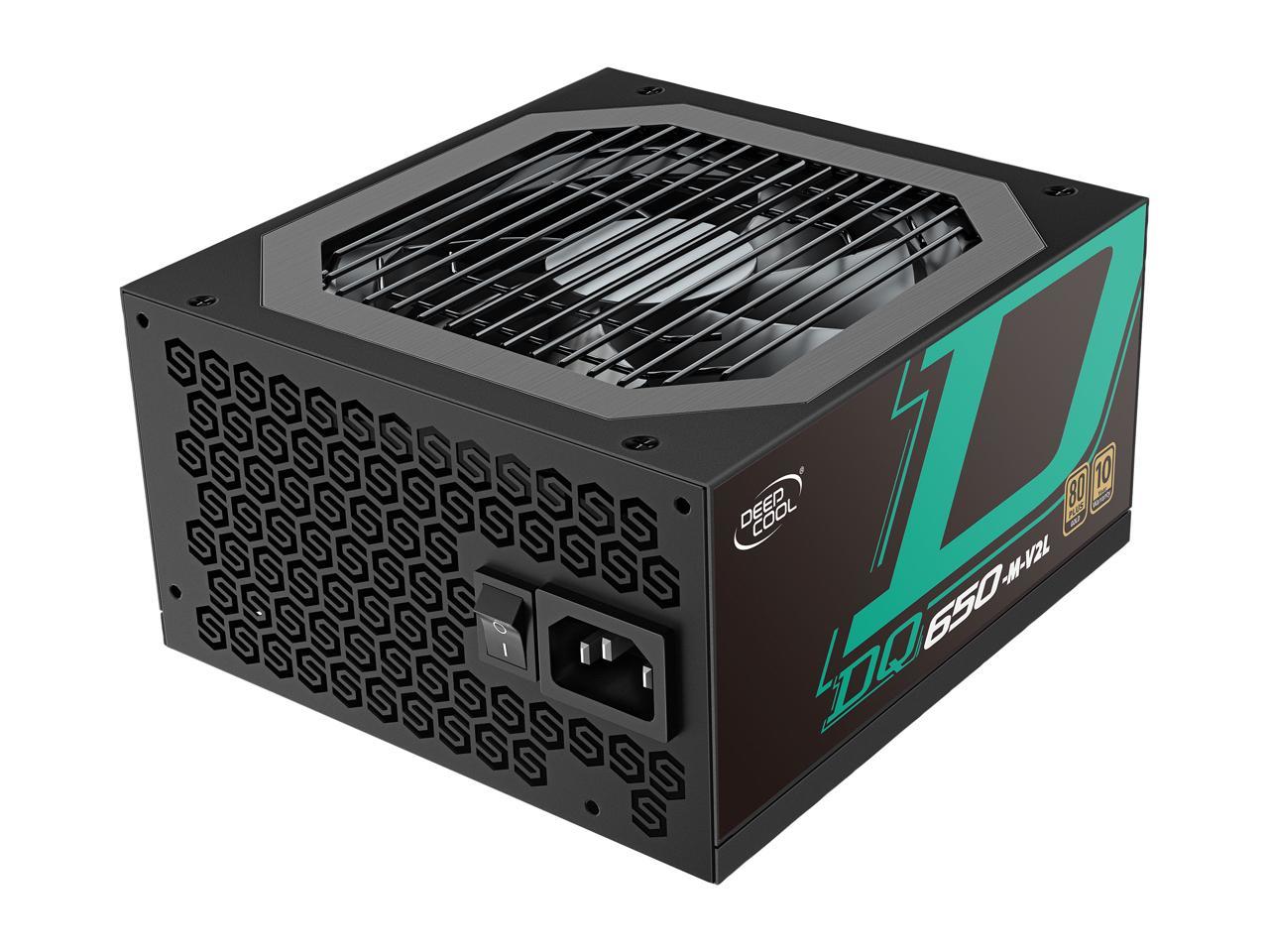 DeepCool DQ650-M-V2L 650W ATX12V / EPS12V 80 PLUS Gold Certified Fully Modular Power Supply, 10 Year Warranty