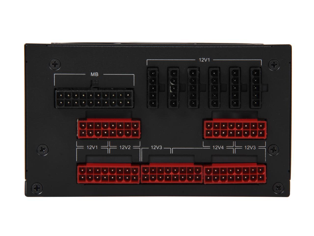 Antec HCP Platinum HCP-1000 1000W ATX12V V2.32 / EPS12V V2.92 SLI Ready CrossFire Ready 80 PLUS PLATINUM Certified Full Modular Active PFC Power Supply - Intel Haswell Fully Compatible
