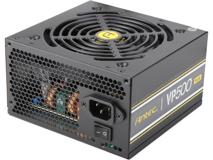 Antec Value Power Series VP500 Plus, 500W Non-Modular, 80 PLUS Certified, Thermal Manager, CircuitShield Protection, 120 mm Silent Fan with 3-Year Warranty
