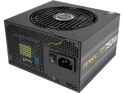 Antec Earthwatts Gold Pro Series EA750G Pro 750W Semi-Modular, 80 PLUS GOLD, 120mm Silent Fan, PhaseWave Design, 7 Year Warranty