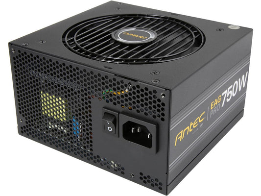 Antec Earthwatts Gold Pro Series EA750G Pro 750W Semi-Modular, 80 PLUS GOLD, 120mm Silent Fan, PhaseWave Design, 7 Year Warranty