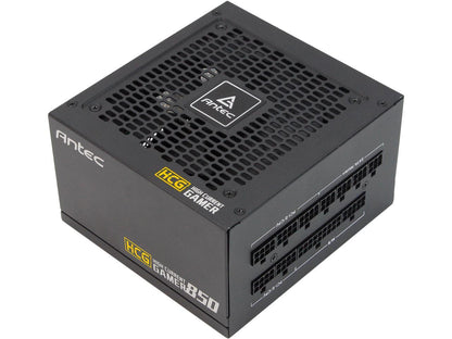 Antec High Current Gamer Series HCG850 Gold, 850W Fully Modular, Full-Bridge LLC and DC to DC Converter Design, Full Japanese Caps, Zero RPM Manager, Compacted Size 140mm, 10 Year Warranty