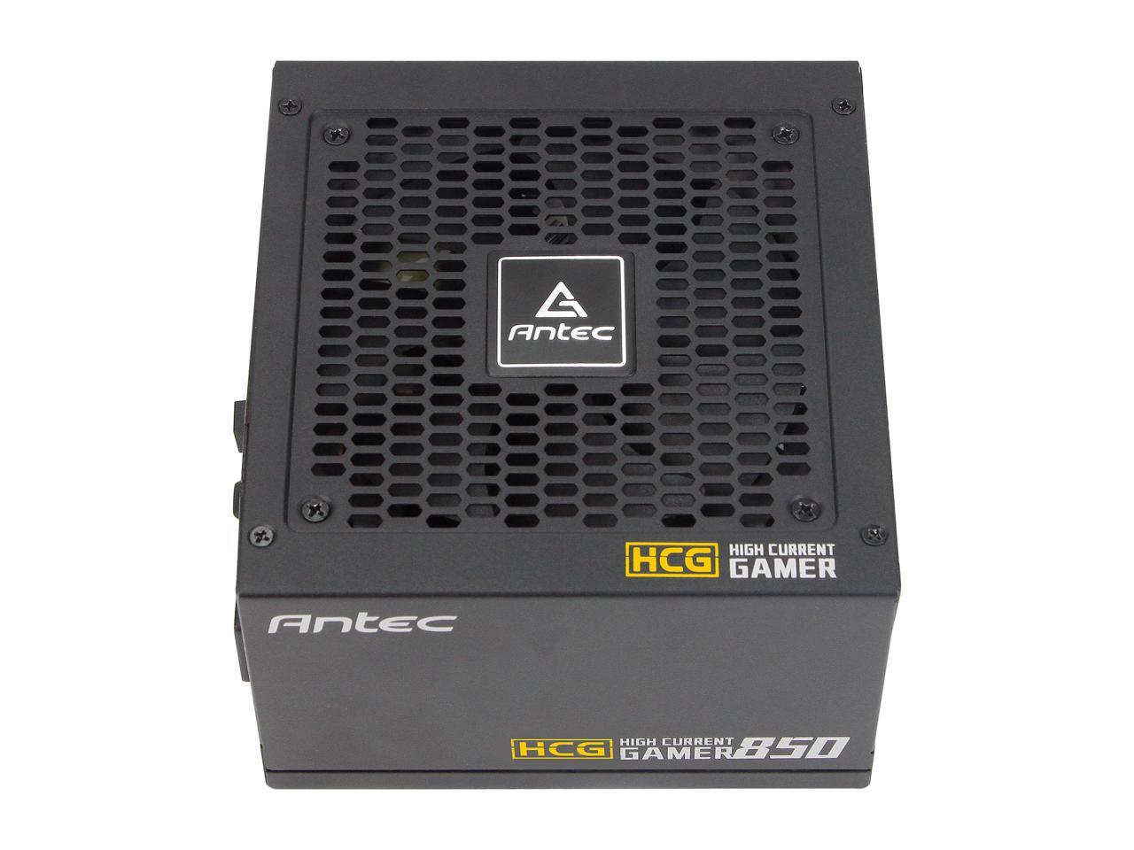 Antec High Current Gamer Series HCG850 Gold, 850W Fully Modular, Full-Bridge LLC and DC to DC Converter Design, Full Japanese Caps, Zero RPM Manager, Compacted Size 140mm, 10 Year Warranty