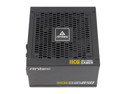 Antec High Current Gamer Series HCG850 Gold, 850W Fully Modular, Full-Bridge LLC and DC to DC Converter Design, Full Japanese Caps, Zero RPM Manager, Compacted Size 140mm, 10 Year Warranty