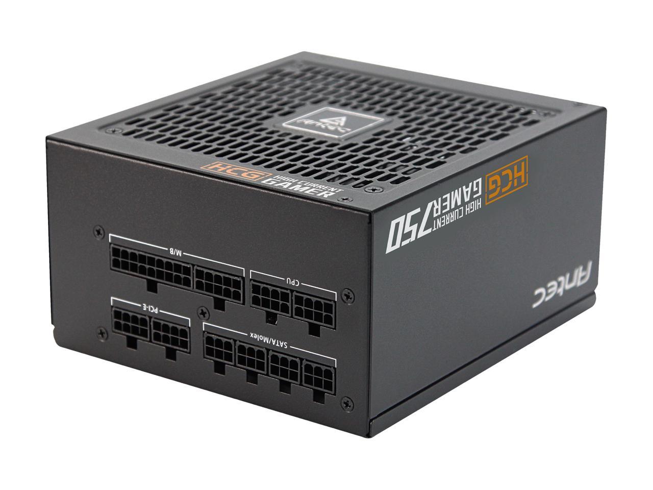 Antec HCG750 Bronze 750W Fully Modular, 80 PLUS BRONZE,135mm DBB Fan, Full Japanese Heavy-Duty Caps, 5 Year Warranty