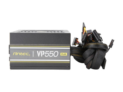 Antec Value Power Series VP550 Plus, 550W Non-Modular, 80 PLUS Certified, Thermal Manager, CircuitShield Protection, 120mm Silent Fan with 3-Year Warranty