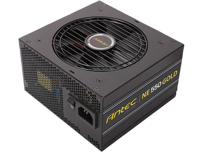 Antec NeoECO Series NE550G 550W ATX 12V / EPS 12V 80 PLUS GOLD Certified Semi-Modular Compact 140 mm Size 7 Year Warranty Power Supply