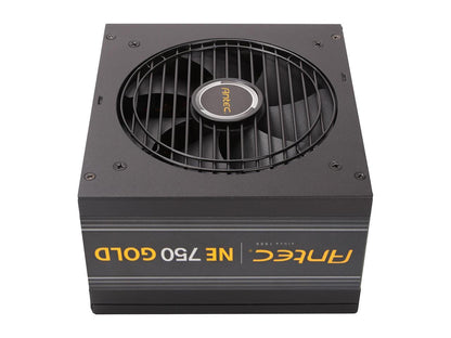 Antec NeoECO Series NE750G 750W ATX 12V / EPS 12V 80 PLUS GOLD Certified Semi-Modular Compact 140 mm Size 7 Year Warranty Power Supply