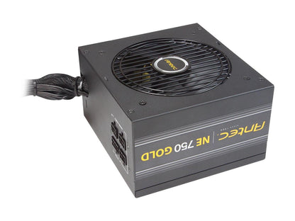 Antec NeoECO Series NE750G 750W ATX 12V / EPS 12V 80 PLUS GOLD Certified Semi-Modular Compact 140 mm Size 7 Year Warranty Power Supply