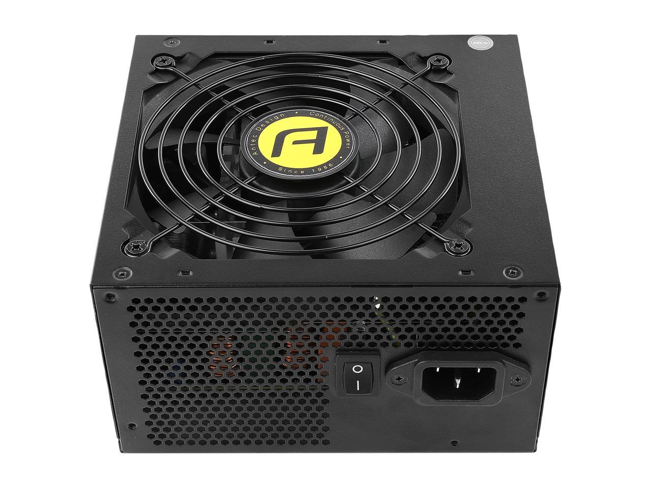 Antec NeoECO Classic NE650C V2, 650W 80 PLUS Bronze Certified, Japanese Heavy-Duty Caps, 120 mm High-Quality Fan, Thermal Manager & 5-Year Warranty