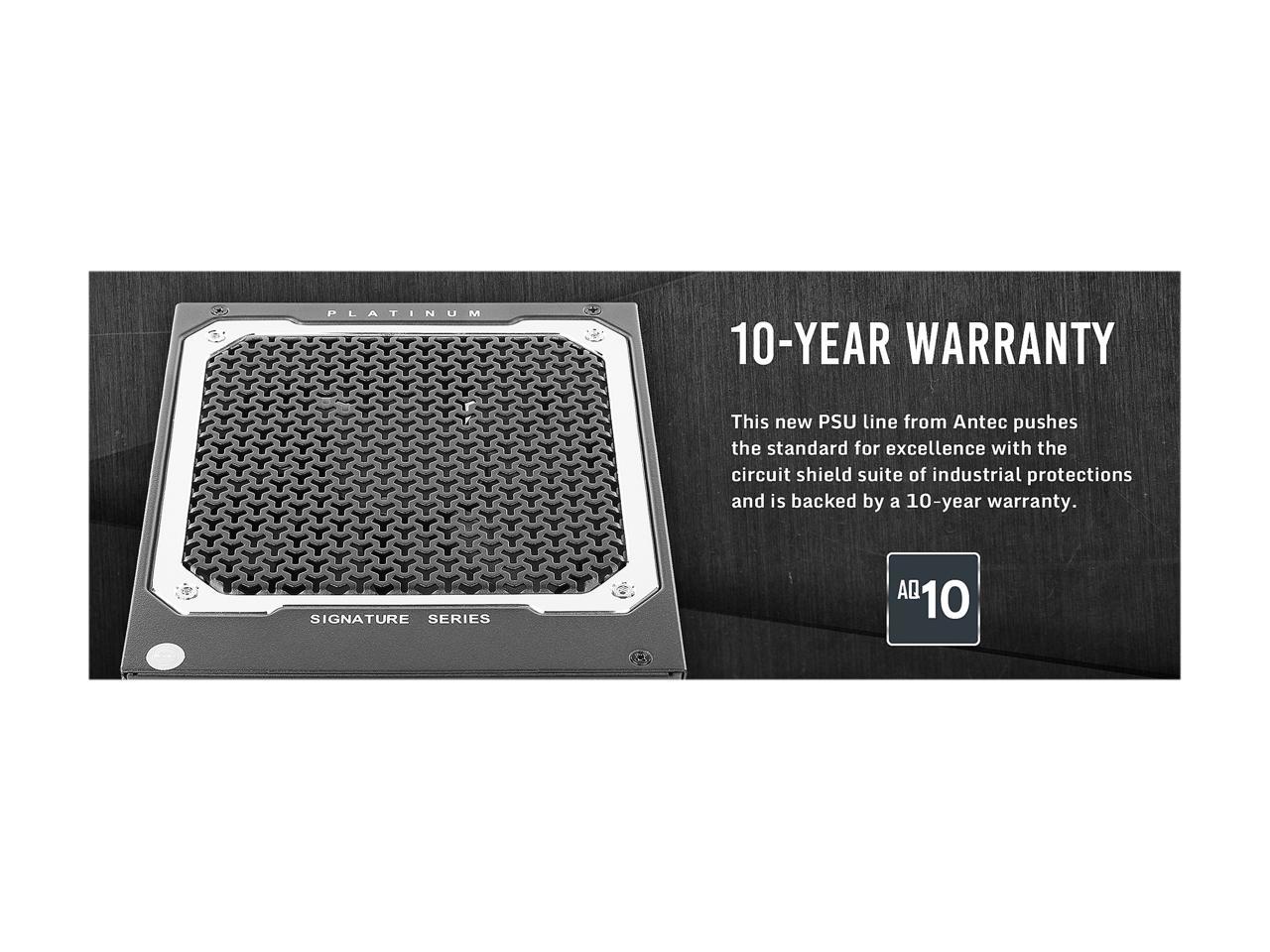 Antec Signature Series SP1300, 80 PLUS Platinum Certified, 1300W Full Modular with OC Link Feature, PhaseWave Design, Full Top-Grade Japanese Caps, Zero RPM Mode, 135 mm FDB Silence & 10-Year Warranty