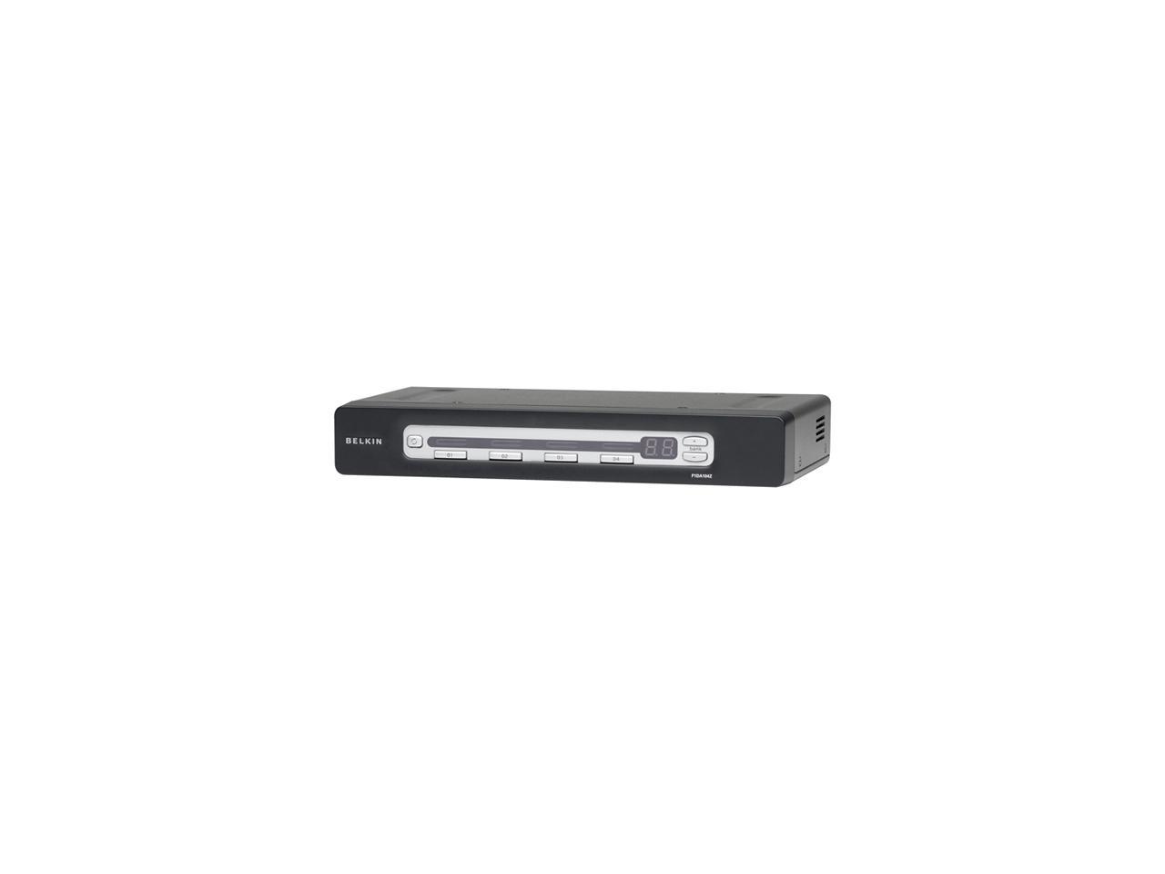 BELKIN F1DA104Z OmniView PRO3 USB & PS/2 4-Port KVM Switch