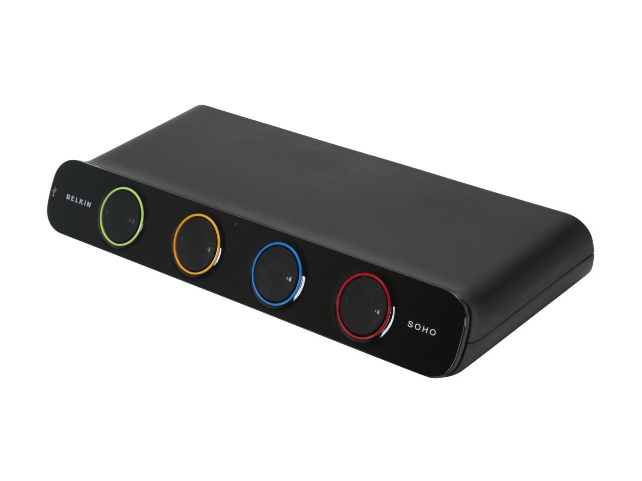 BELKIN F1DS104L 4 Ports SOHO Desktop KVM Switch