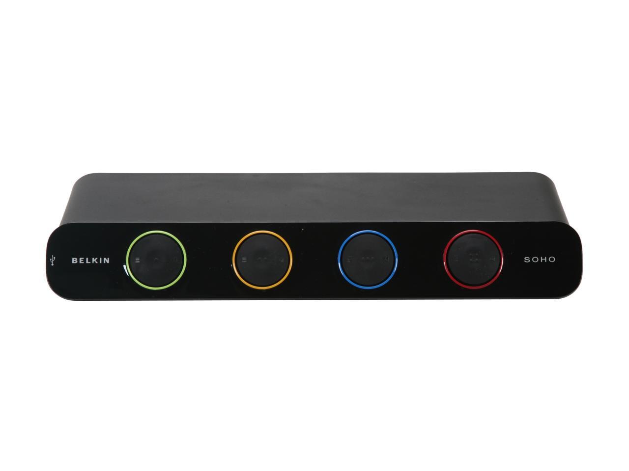BELKIN F1DS104L 4 Ports SOHO Desktop KVM Switch