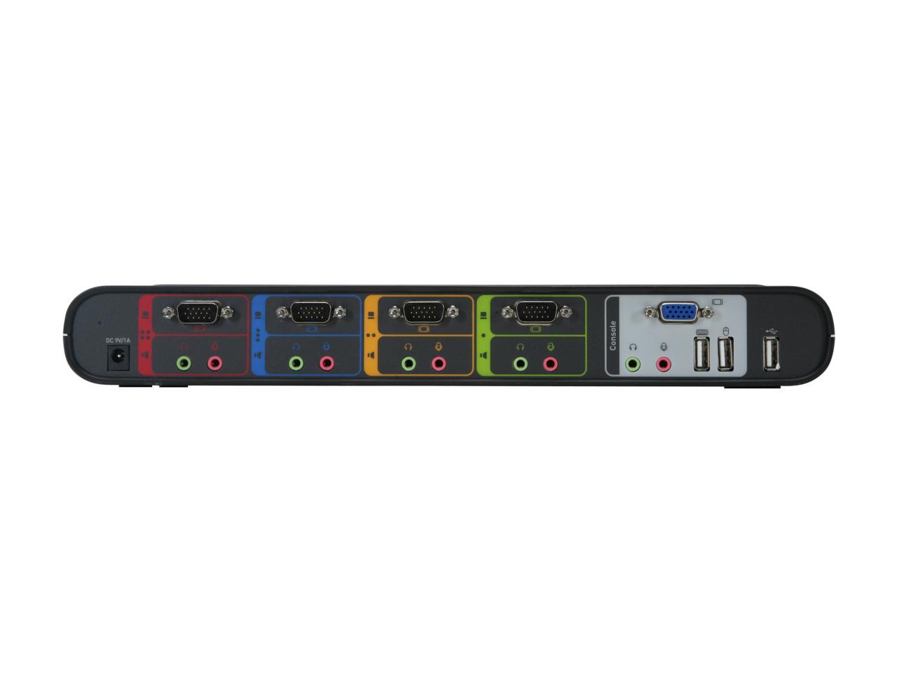 BELKIN F1DS104L 4 Ports SOHO Desktop KVM Switch
