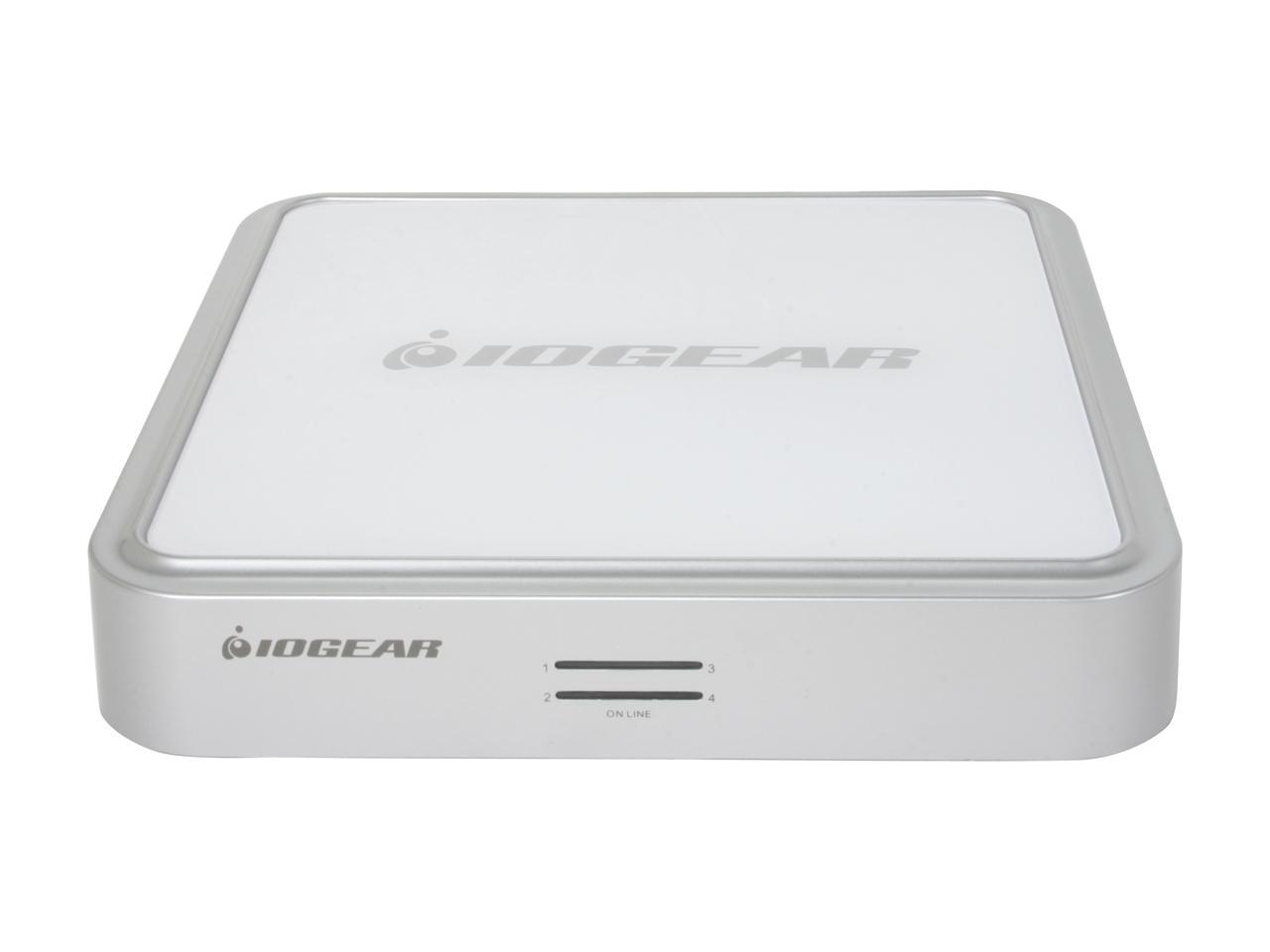 IOGEAR GCS634U MiniView USB KVM Switch with audio and cables